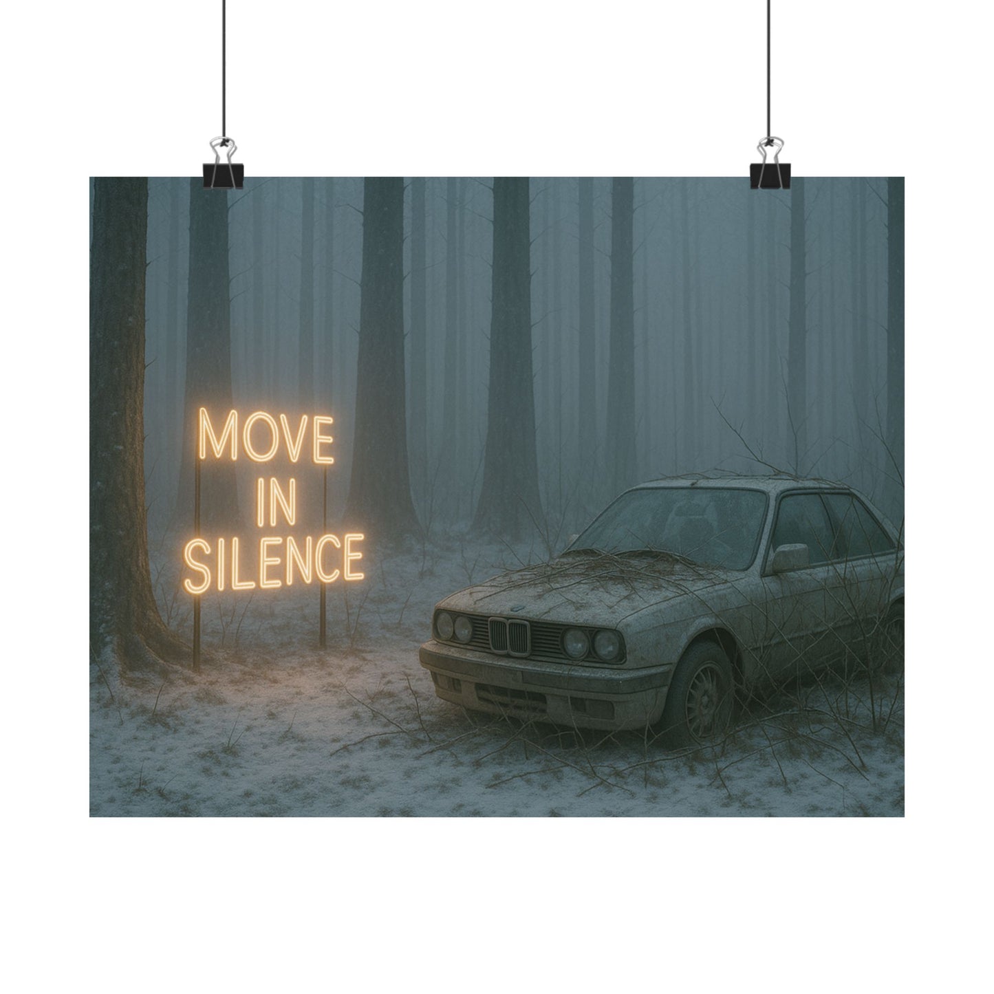 "Move In Silence"- Poster