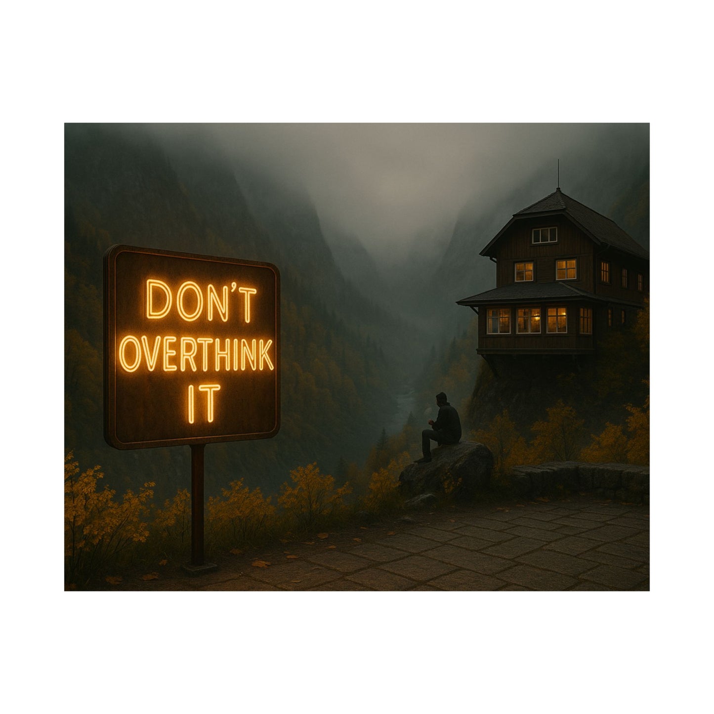"Don't Overthink It"- Poster