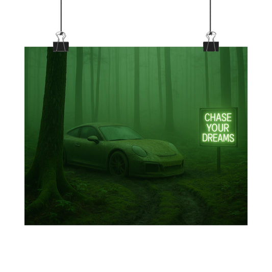 "Chase Your Dreams"- Poster