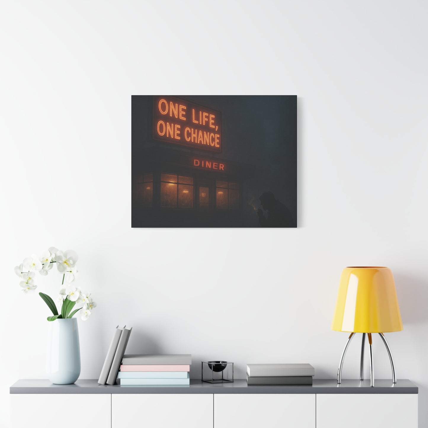 "One Life, One Chance"  Canvas Art