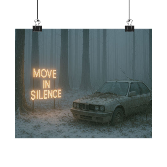 "Move In Silence"- Poster