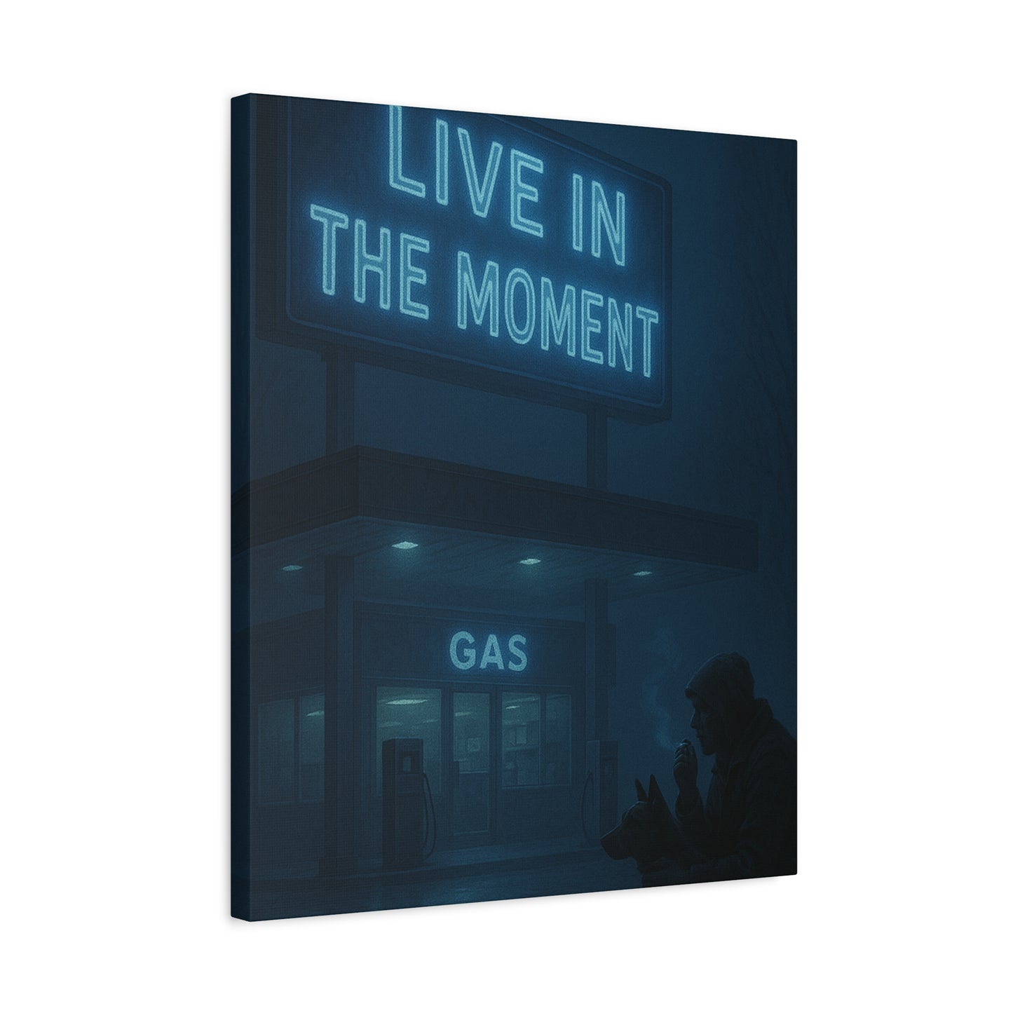 "Live in the Moment" – Canvas Art