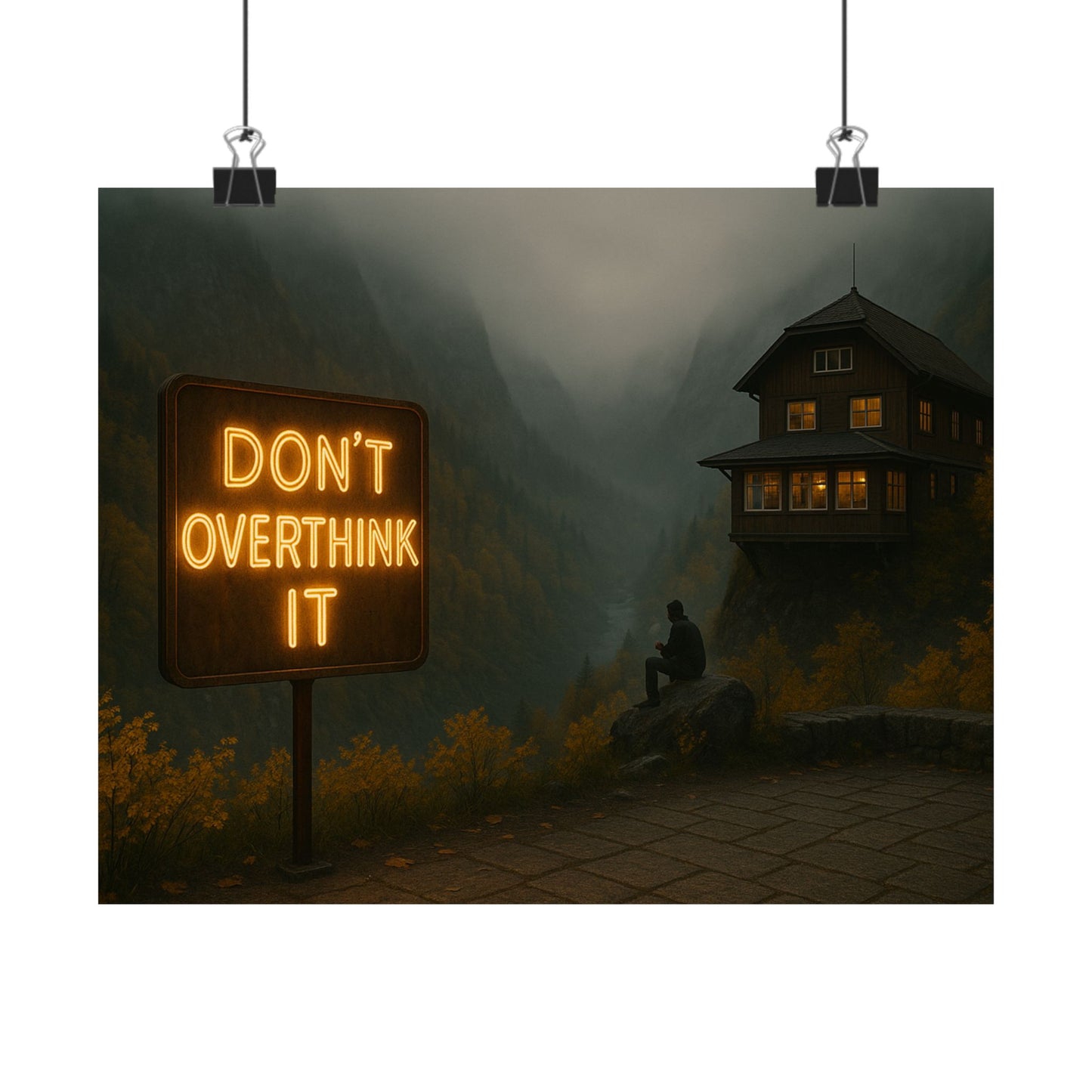 "Don't Overthink It"- Poster