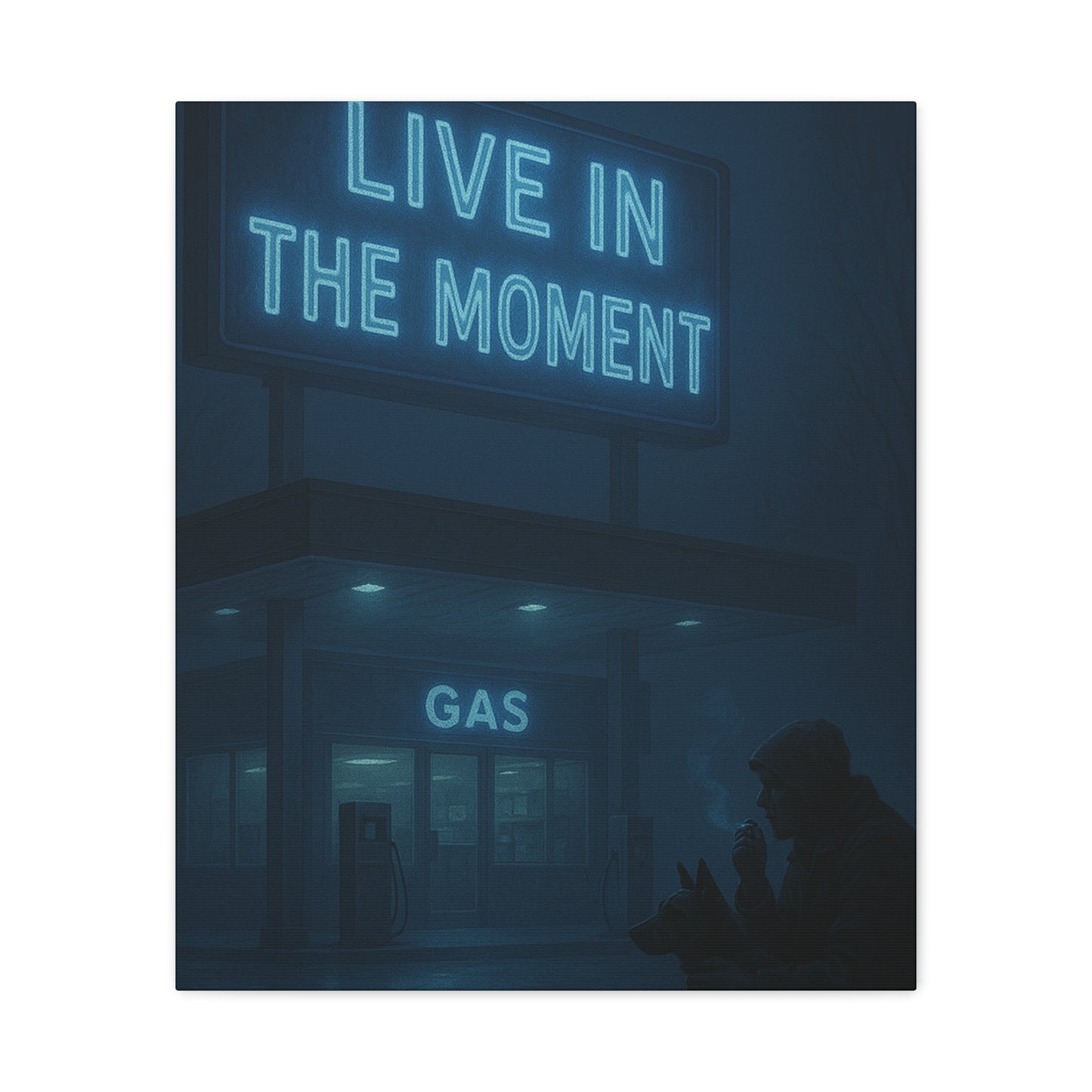 "Live in the Moment" – Canvas Art